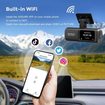 Auto oprema: E-ACE Auto Kamera UHD 4K WIFI GPS Karakteristike i specifikacije ➤ — 12