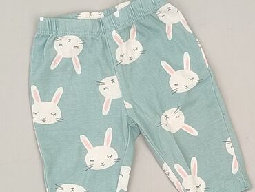 legginsy ze srebrnym lampasem: Leggings, Carters, 1-3 months, condition - Perfect