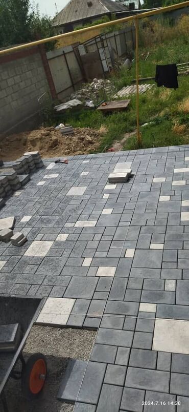 Тротуарная плитка: Тротуарная плитка, Другая модель, Под камень, Для двора, Новый — 9