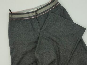 spodnie dla 60 latki: Material trousers for women