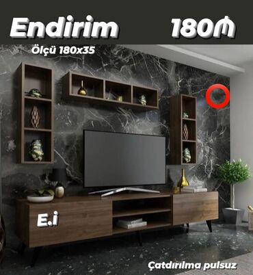 1 kub taxta nece kvadrat metrdir: *Tv stend 180AZN💥* ✔️Rəng seçimi var ✔️ Şəhər daxili Çatdırılma və