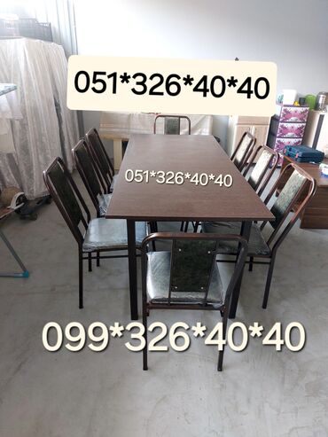 Masa və oturacaq dəstləri: Qonaq otağı üçün, Yeni, Açılmayan, Kvadrat masa, 8 stul -da lalafo.az — 14 Masa və oturacaq dəstləri: Qonaq otağı üçün, Yeni, Açılmayan, Kvadrat masa, 8 stul — 14
