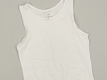 biala koszula ralph: Podkoszulka, H&M, 10 lat, 134-140 cm, stan - Idealny