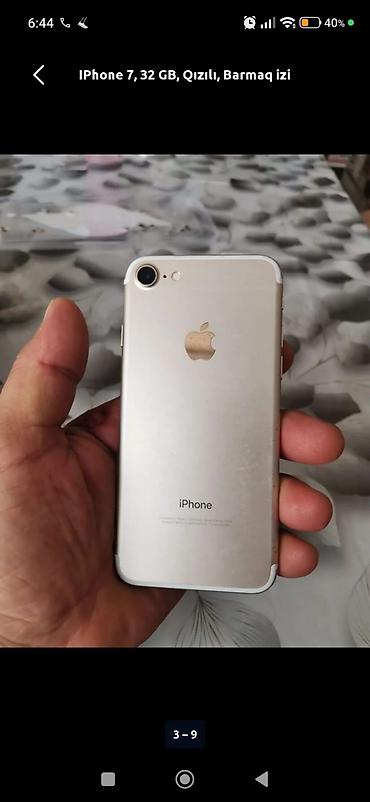 Apple iPhone: IPhone 7, 32 GB, Qızılı, Barmaq izi — 4