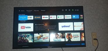 24 ekran smart tv: Tesla brendinə məxsus, Android əməliyyat sistemi ilə işləyən ağıllı