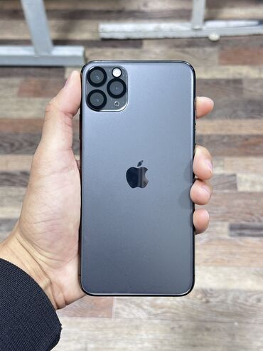 iphone 11 pro 64gb бишкек: IPhone 11 Pro Max, Колдонулган, 64 ГБ, Space Gray, 93 %