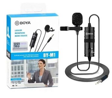видео камира: Микрофон петличный Boya BY-M1 Микрофон Boya BY-M1 предназначен для