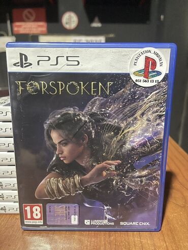 PS5 (Sony PlayStation 5): PlayStation 5 üçün Forspoken oyunu. Bu, Square Enix tərəfindən nəşr