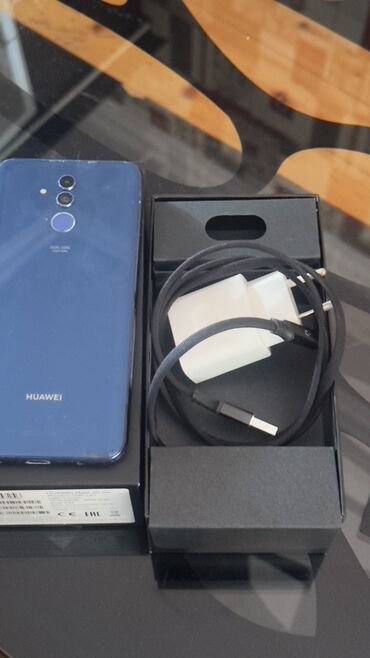 телефон fly iq454 evo mobil 1: Huawei Mate 20 Lite, 64 GB, rəng - Göy, Simsiz şarj, Face ID, Zəmanət