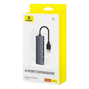 lian li: Baseus UltraJoy Series 4-Port HUB Lite (B0005280B811-10) – USB-A/USB-C — 2