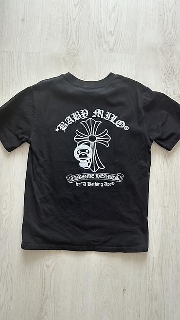 a bathing ape: Футболка A Bathing ape Носил 2 дня и все - Цвет: черный - Принт — 1