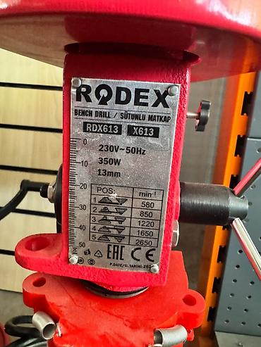 rodex rdx5130: Настольный сверлильный станок RODEX RDX613 (X613) - Тип: bench drill — 3