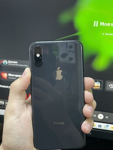 чехол для смартфона на руку: IPhone Xs, Колдонулган, 256 ГБ, Jet Black, 76 %