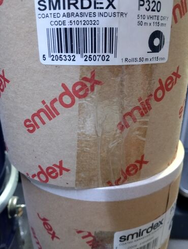 орбитальная шлифмашина: Рулон абразивного материала Smirdex 510 White Dry с зернистостью P320