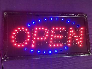 Reklamiranje, štampanje: Open close led table za radnje i hologram. Led table za restorane — 4