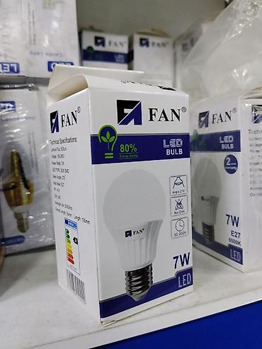 LED-лампа FAN 7W - Тип: LED BULB, светодиодная лампа - Цоколь: E27