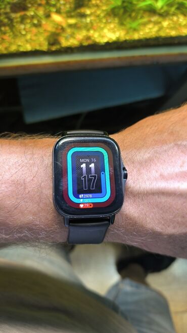 цифровые часы наручные: Спортивные часы часы, Amazfit, Пульсометр, Шагомер, Оригинал, Синхронизация с другими устройствами, Унисекс, Б/у