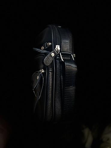 Классические сумки: Мужская сумка через плечо из натуральной кожи GUAITIAODAISHU — 9