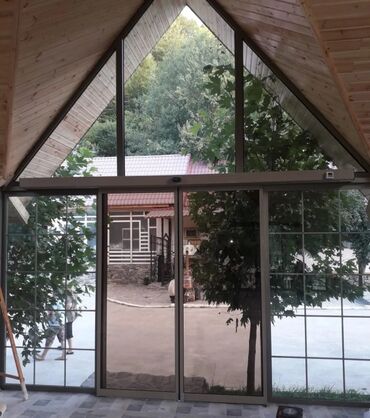 Plastik qapılar: Alüminium Qapı Pəncərə Sifarişi,. 
Cam Balkon. Alüminium Vitraj — 4