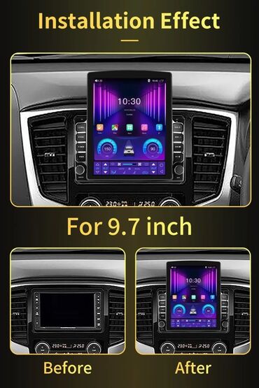 Магнитолы: Новый, Нестандартный, 10 ", Android (встроенная ОС), 4 ГБ ОЗУ, 64 Гб ПЗУ — 9