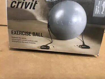Rekviziti za vežbanje: #0485 Crivit Fitness Ball - Lopta za vežbanje; Gimnastička loptaSa 2 — 2
