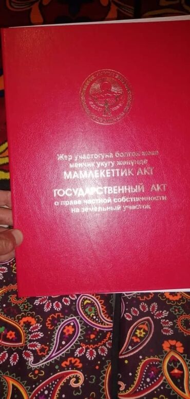 жер тош: 4 соток, Бизнес үчүн, Кызыл китеп, Техпаспорт, Башкы ишеним кат