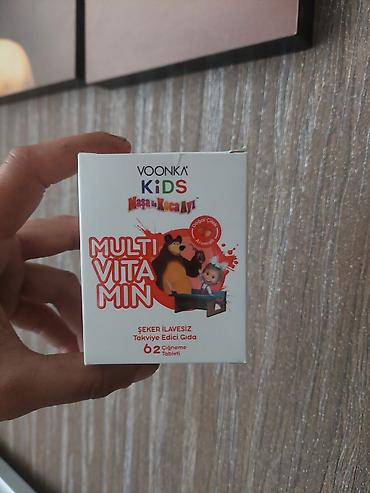 doğal taş: Voonka Kids “Maşa ile Koca Ayı” Multivitamin – uşaqlar üçün çeynənən — 1