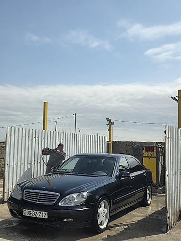 mersedes s class: Mercedes-Benz S-Class sedan (W220), qara rəng. Zapçasta aid hər şey — 1