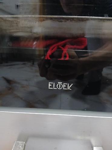 печь: Духовка Elotek, Электрическая, цвет - Черный, Встраиваемая, Б/у — 1
