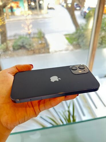 telfon saatlar: IPhone 12 mini, 64 GB, Mavi, Zəmanət, Face ID, Sənədlərlə