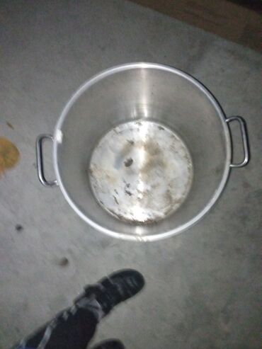 Tava-qazan dəstləri: Qazan, rəng - Gümüşü, Paslanmayan polad, Türkiyə — 41