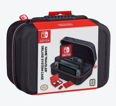 купить игры на нинтендо свитч: Дорожный футляр Nintendo Switch Game Traveler Deluxe System Case