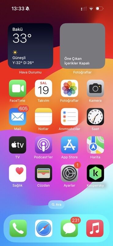 Apple iPhone: IPhone 15 Pro, 128 GB, Blue Titanium, Zəmanət, Barmaq izi