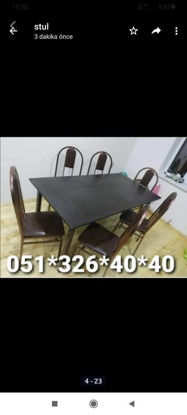 Masa və oturacaq dəstləri: Mətbəx üçün, Yeni, Açılan, Dördbucaq masa, 2 stul -da lalafo.az — 23 Masa və oturacaq dəstləri: Mətbəx üçün, Yeni, Açılan, Dördbucaq masa, 2 stul — 23
