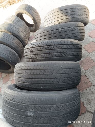 Шины: R- 18 235/50/18 yokohama 4 штук 235/55/18 dunlop 5 штук 255/45/18 — 6