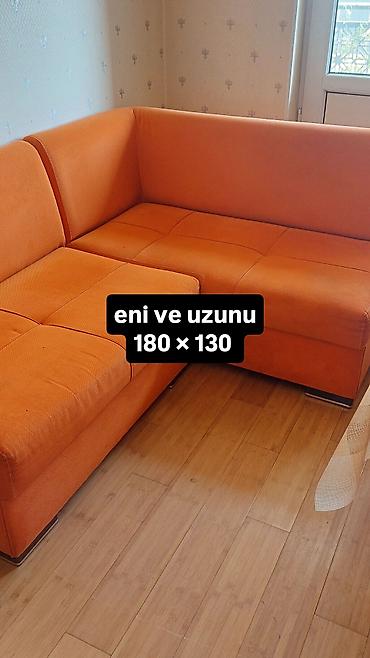 islenmis divan kreslo: Künc divan, İşlənmiş, Açılmayan, Bazasız, Parça, Çatdırılma yoxdur — 1