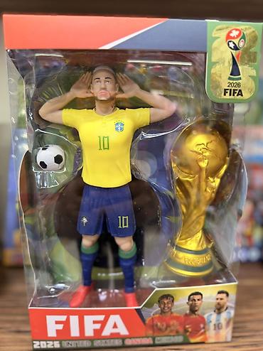 oyuncaq kukla: ⚽️FIFA mövzulu kolleksiya fiquru – oyunçusu ilə set. ✔️Rəsmi FIFA — 1