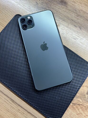 iphone 11 цена бишкек бу: IPhone 11 Pro Max, Колдонулган, 256 ГБ, Alpine Green, Коргоочу айнек, Кабель, Каптама, 87 %