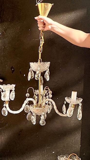 lustr altlığı: Çılçıraq, 3 lampa, Metal — 2