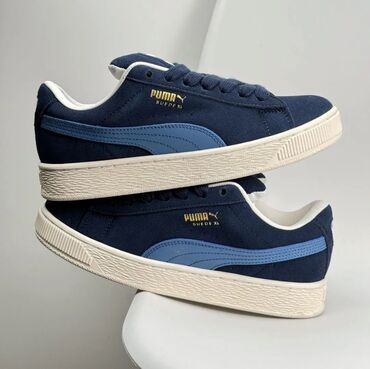 подошёл: Мужские кроссовки, 42.5, Puma, Новый, цвет - Синий, Самовывоз, Платная доставка