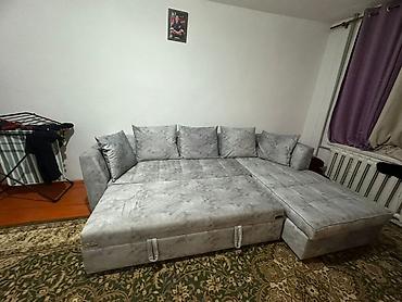 Угловые диваны: Угловой диван, C подушками — 11