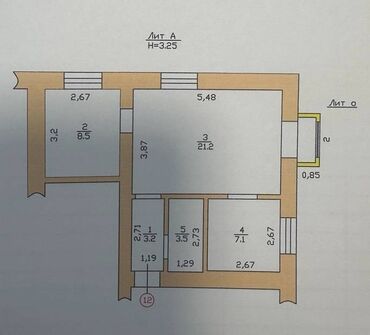 Продажа домов: 2 комнаты, 44 м², Сталинка, 2 этаж, Евроремонт