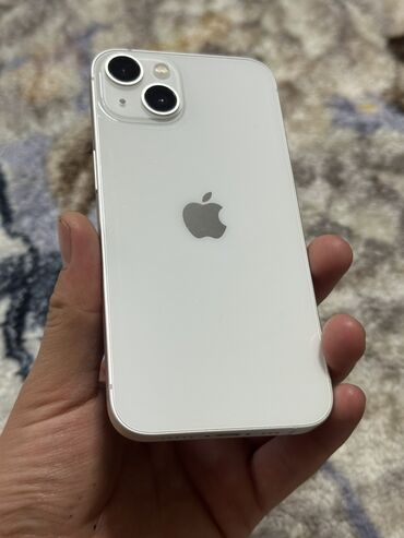 цена ноутбуков в бишкеке: IPhone 13, Б/у, 128 ГБ, Белый, Чехол, 82 %