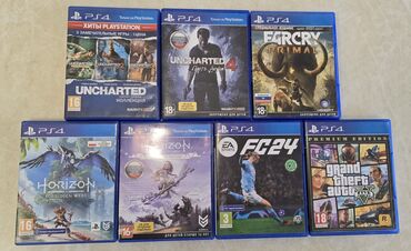 диск с играми: Город Ош. Продаются 7 дисков для PS4 (русские издания, на обложках