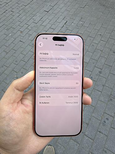211 telecom: IPhone 17 Pro, 256 GB, Narıncı, Zəmanət, Sənədlərlə, Face ID — 7