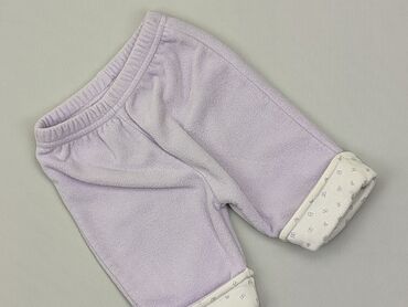 fioletowy trencz: Niemowlęce spodnie materiałowe, Wcześniak, 50-56 cm, stan - Dobry