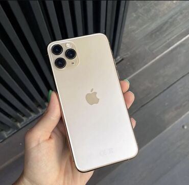 купить макбук м1 бу: IPhone 11 Pro, Колдонулган, 256 ГБ, Matte Gold, Заряддоочу түзүлүш, Каптама, 74 %