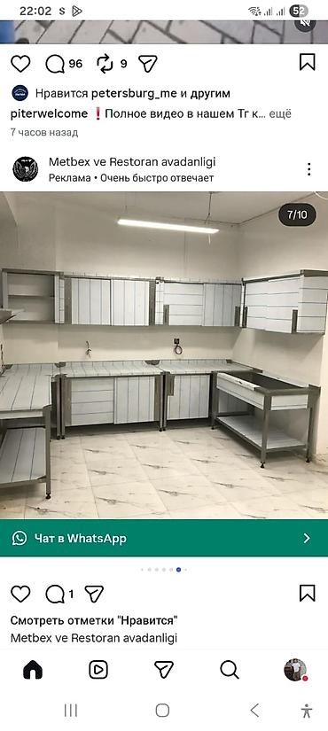 Оборудование для ресторанов, кафе: Paslanmayan poladdan peşəkar mətbəx avadanlıqları - Tək gözlü — 5
