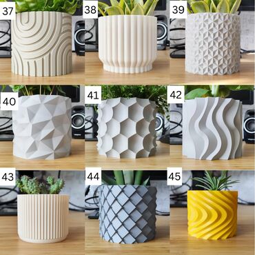 Вазы: Минималистичные 3D-печатные вазы Добавьте нотку современного — 6