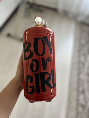 кызыл кия кыз: Пневмобаллон для гендер-пати «GIRL» - Металлический корпус — 1